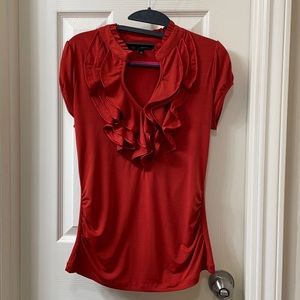 Heart soul ruffle top